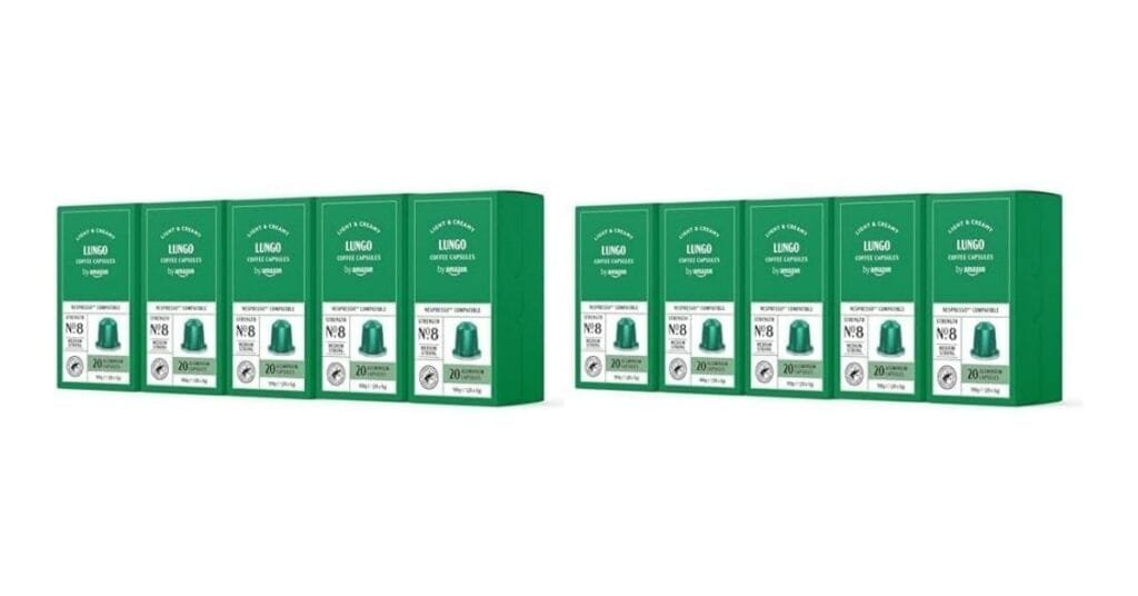 200 cápsulas Nespresso Lungo by Amazon